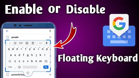how to disable floating keyboard gboard