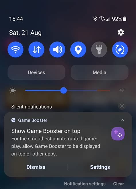 how to disable game booster samsung a15