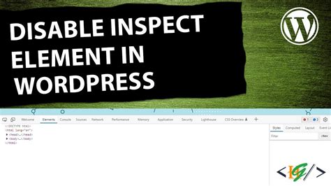 how to disable inspect element