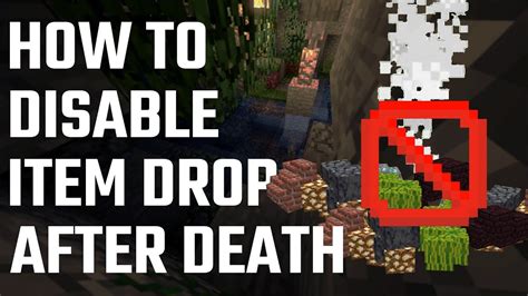 how to disable items in minecraft