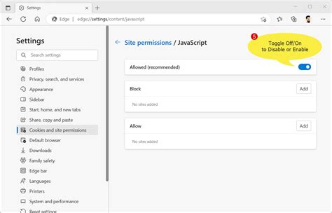 how to disable javascript on my browser