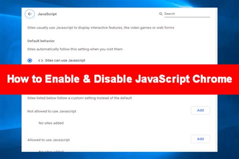 how to disable javascript on your phone