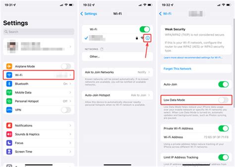 how to disable low data mode on facebook