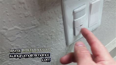 how to disable motion sensor lights