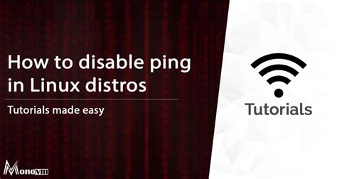 how to disable ping in linux