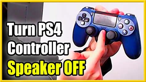 how to disable ps4 controller sound on pc