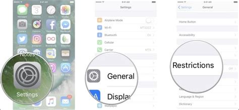 how to disable restrictions on iphone apps