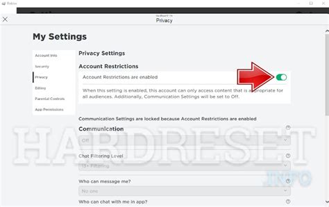 how to disable roblox account