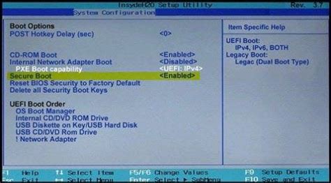 how to disable secure boot in bios windows 11