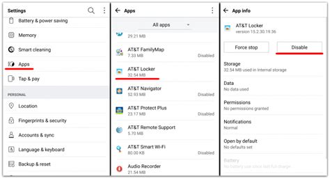how to disable unwanted apps in android