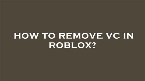 how to disable vc on roblox mobile