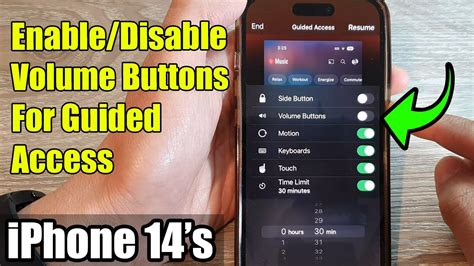 how to disable volume control on iphone