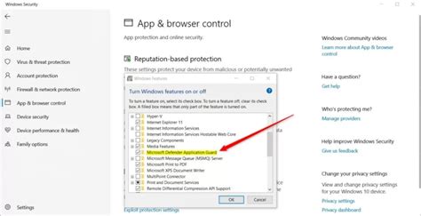 how to disable windows defender application guard