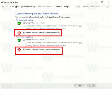 how to disable windows defender firewall windows 10 command line