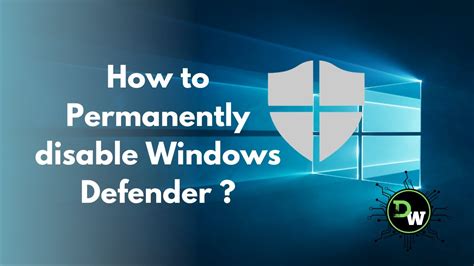how to disable windows defender permanently windows server 2016