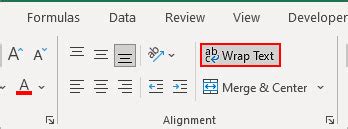 how to disable wrap text in excel