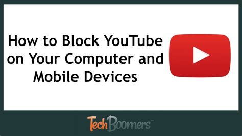 how to disable youtube on computer