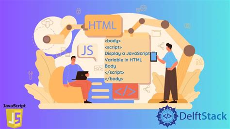 how to display a javascript var in html body