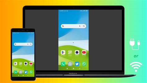 how to display android phone screen on macbook