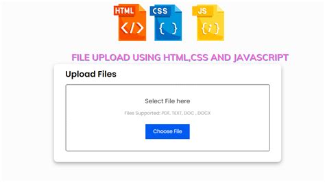 how to display uploaded pdf file in html using javascript