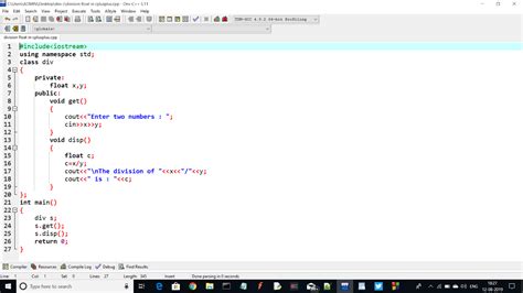 how to divide two float numbers in c