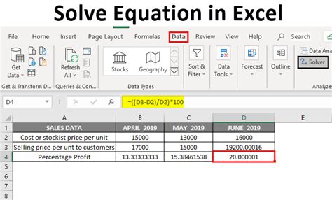 how to do 1 x in excel