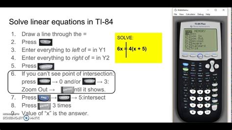 how to do 3 variable equations on ti 84