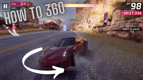 how to do 360 spin in asphalt 9