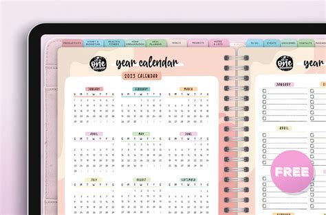 how to do a calendar on goodnotes
