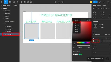 how to do a gradient fill in figma