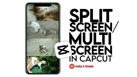 how to do a horizontal split screen on capcut