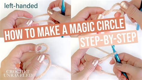how to do a left handed magic circle