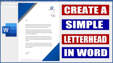 how to do a letter header