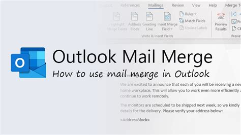 how to do a mail merge in microsoft office 365