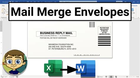 how to do a mail merge in word for envelopes