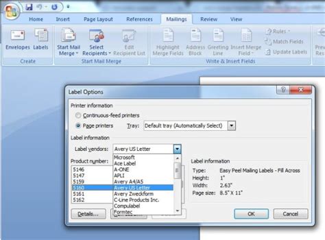 how to do a mail merge with an avery template