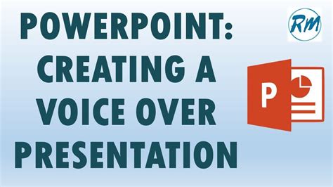 how to do a powerpoint presentation with voice over