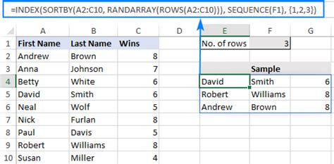how to do a random sample in excel without duplicates