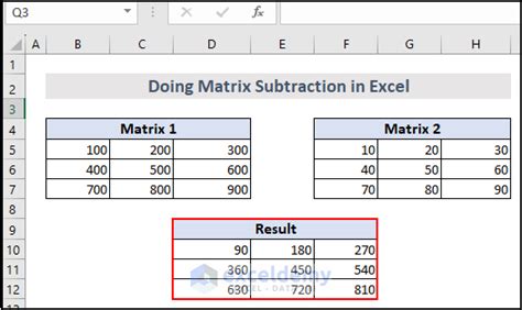 how to do a running subtraction total in excel