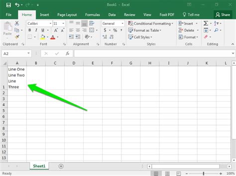 how to do a soft return in excel on mac