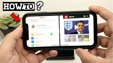 how to do a split screen video on iphone
