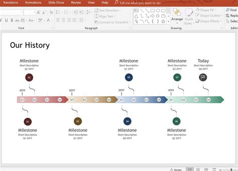 how to do a timeline powerpoint