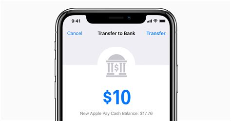 how to do a transfer on apple pay