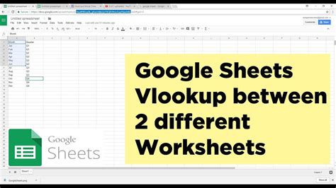 how to do a vlookup between 2 google sheets