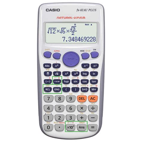 how to do algebra on a casio calculator