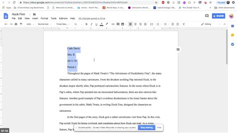 how to do an essay on google docs