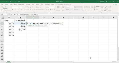 how to do an if/then formula in excel