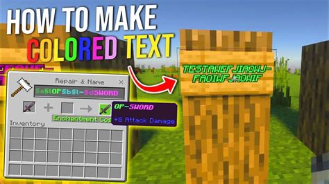 how to do colored text in minecraft java