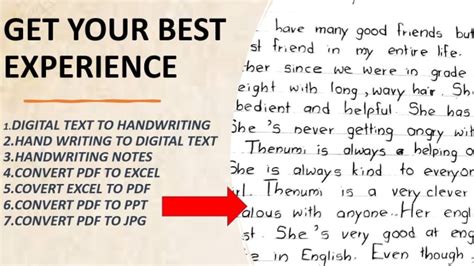 how to do handwriting to text on notes