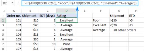 how to do if and statements in excel